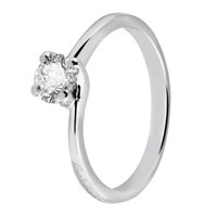 Anello Salvini Donna Domizia in Oro bianco Diamante 0.18 Ct 20059017-14 - 20059017-13